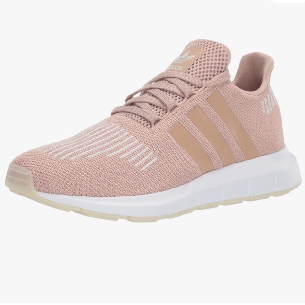 Adidas Women's Swift Run 1.0 Sneakers in Ash/Off White